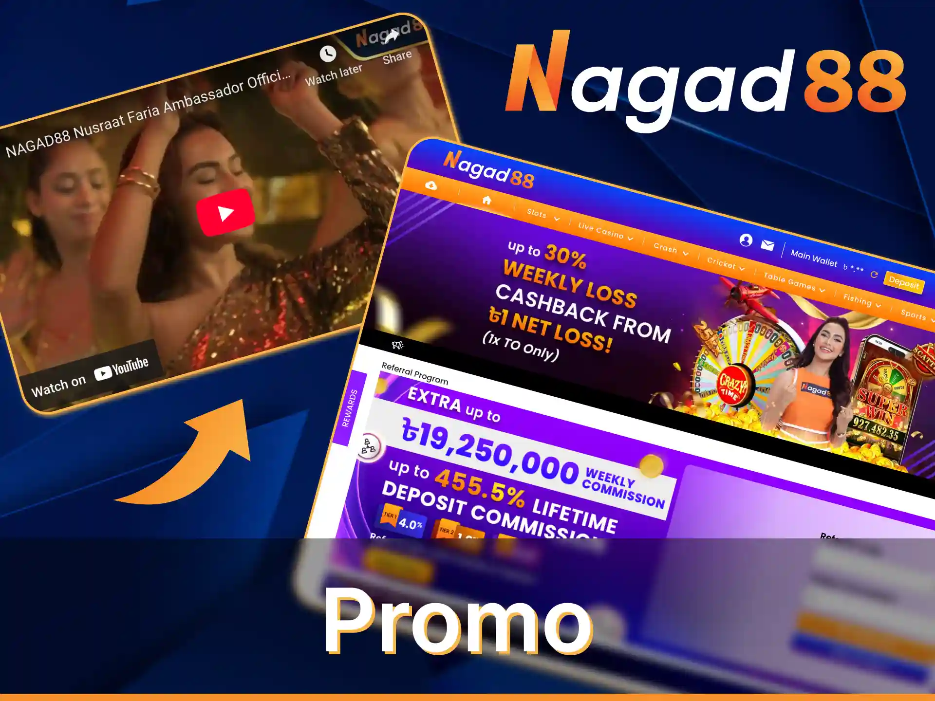 Watch the promo with official ambassador Nagad88 Nusraat Faria.